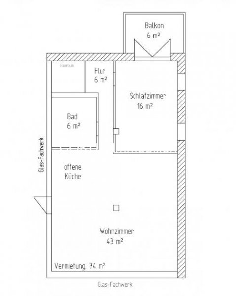 Schmalkalden Schöne Erdgeschosswohnung mit Balkon (Terrasse) und Stellplatz Wohnung mieten