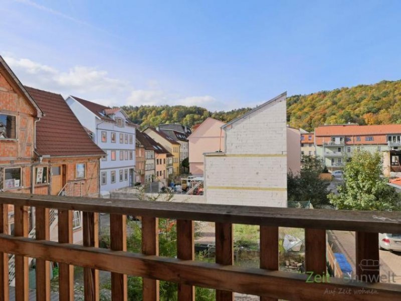 Meiningen (12403_01) MGN: helle 2-Raum-Wohnung mit Parkett und Holzdielung, Stuckdecken, Balkon und EBK in der Innenstadt Wohnung mieten