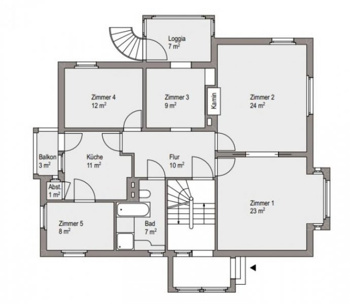 Gotha Altbauwohnung mit wundervollem Garten Wohnung mieten