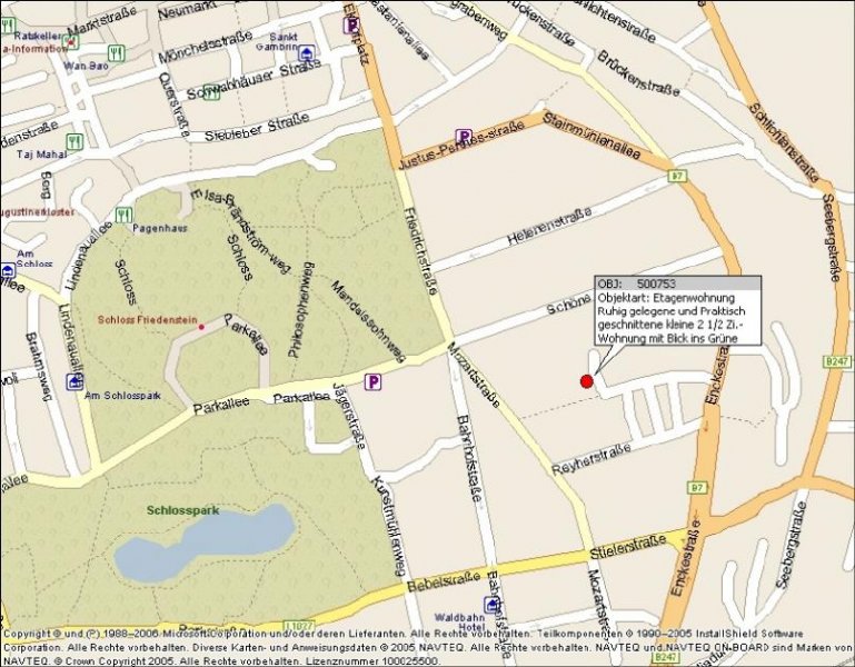 Gotha Praktische, kleine 3-Zi.-Wohnung in ruhiger Lage Wohnung mieten
