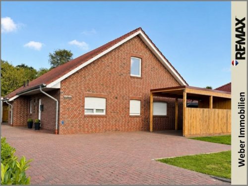 Ostrhauderfehn Immobilien Modernes Wohnen in bester Lage!
Gepflegte Doppelhaushälfte mit Terrasse & Carport Haus 
