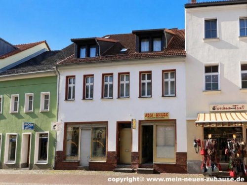 Senftenberg Gewerbe Immobilien Wohn- und Geschäftshaus in gefragter Lage - Eigennutzung mit Vermieterpotential! Gewerbe kaufen