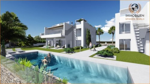 Orihuela / Cabo Roig Immobilien Premium-Bungalows mit fantastischem Meerblick.
 Lomas de Cabo Roig. Alicante. Haus kaufen