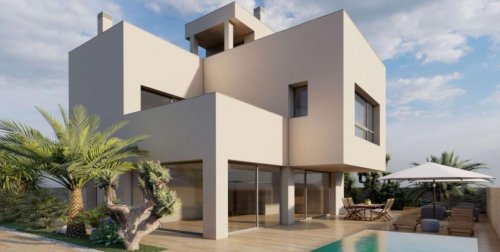 Torre de la Horadada Immobilien Luxusvilla direkt am Strand mit Meeresblick Haus kaufen