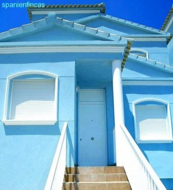 Calpe Playa Immobilien PROVISIONSFREI Spanien Calpe Playa, Neubau Reihenhaus, 227qm, 4 Schlafzimmer, 3 Bäder, Klimaanlage, Heizung, Garage, Haus