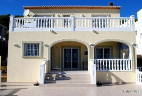 Calpe Immobilien Luxuriöse neue Villa in Calpe mit wunderschönem Meerblick Haus kaufen