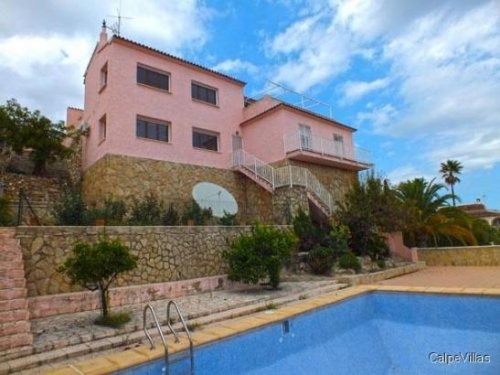 Calpe Immobilien Villa in super Lage in Calpe mit tollem Meerblick Haus kaufen