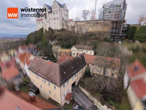 Ranis Gewerbe MFH direkt an der Burg Ranis, ehem. Rathaus, umfangreich saniert mit interessanter Rendite Gewerbe kaufen