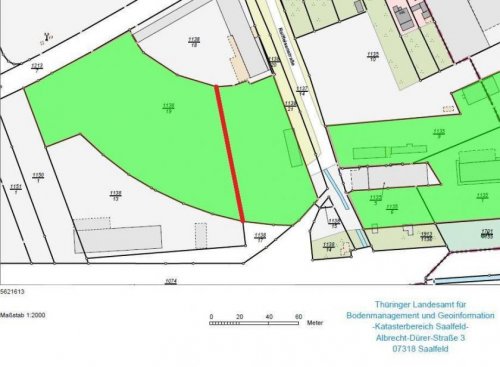 Rudolstadt Immobilien Gewerbegrundstück zentral gelegen, sofort bebaubar Grundstück kaufen
