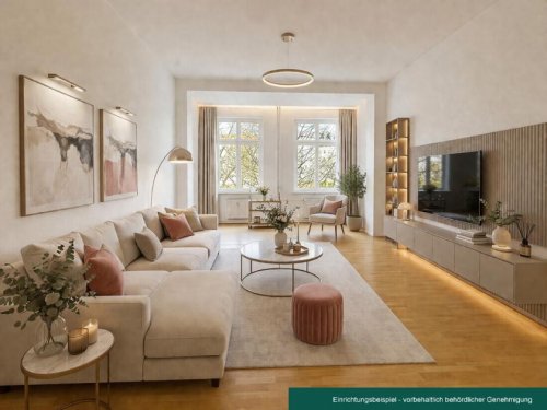 Berlin Immo Attraktive 3,5-Zimmer Altbauwohnung 
mit offener Wohnküche und Balkon 
-Friedrichshain- Wohnung kaufen