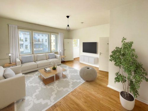 Berlin Wohnung Altbau Attraktive 1-Zimmerwohnung mit Fahrstuhl 
zwischen Schloss Charlottenburg und Kurfürstendamm Wohnung kaufen