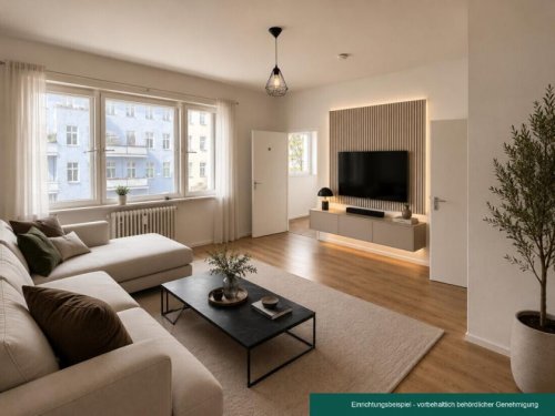 Berlin Wohnung Altbau Attraktive 1-Zimmerwohnung mit Fahrstuhl 
zwischen Schloss Charlottenburg und Kurfürstendamm Wohnung kaufen