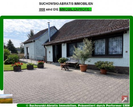 Berlin Immobilien Nur ca. 95 km bis Berlin *** Gepflegtes Haus -barrierefrei- am Ortsrand mit Fernblick, Stall und Garage *** Haus kaufen