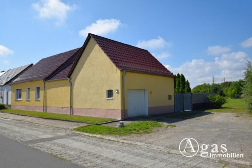 Jüterbog Sehr gepflegtes Einfamilienhaus mit überdachter Terrasse, Garage und großer Scheune in Grüna Haus kaufen