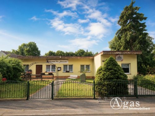 Letschin Immobilien Attraktive Gastronomieimmobilie mit zwei Gästezimmern und 3 Ferienbungalows im Oderbruch Gewerbe kaufen