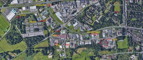 Wilhelmshaven Gewerbe Immobilien Gewerbegrundstück mit Altbestand / Lagerhallen und Bürogebäude zu verkaufen Gewerbe kaufen