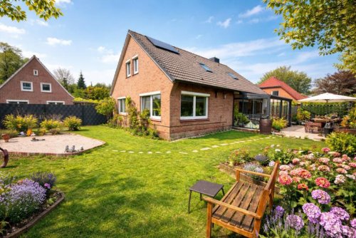 Norden Immobilienportal Haus mit Einliegerwohnung, EBK, Sommergarten und Garage! Haus kaufen