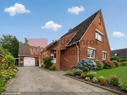 Hage Immobilien Inserate Großes Grundstück, Ponystall & Nordseeluft – Familienhaus mit Herz im Luftkurort Hage Haus kaufen