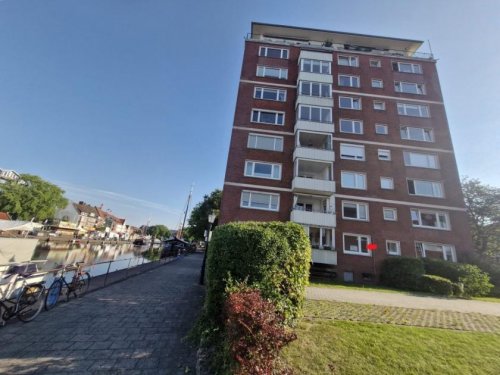 Emden Immobilien Emden - direkt am Delft ! Komplett saniertes 1-Zimmer-Appartement im Erdgeschoss ! Wohnung kaufen
