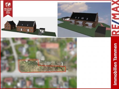 Bunde * Baugrundstück in toller Lage * 1523 m² *Planungen stehen bereits * 3 Wohnhäuser möglich * Grundstück kaufen