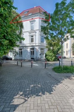 Bremen Wohnungen Nähe Osterdeich ! Individuelle Maisonette-Wohnung mit Sonnenbalkon und Blick über das Viertel Wohnung kaufen