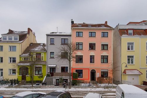Bremen Wohnungen im Erdgeschoss Findorff - Helle, freie 2-Zimmer-Wohnung in ruhiger Wohnstraße Wohnung kaufen