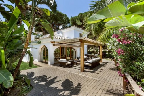 Marbella Immobilien Andalusische Villa in perfekter Lage nahe Zentrum und Strand Haus kaufen