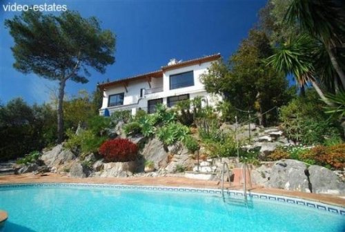 Marbella Mietwohnungen Charmante Villa oberhalb Marbellas mit Meerblick Haus kaufen