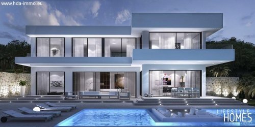 Marbella Wohnungen HDA-immo.eu: Neubau, große moderne Luxus Villa im Bauhausstil (ohne Grund) Haus kaufen