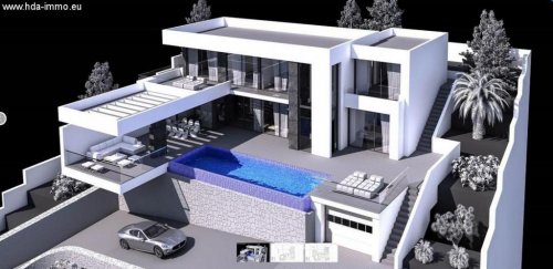 Marbella Wohnungen HDA-immo.eu: zeitloses Desgin, moderne Luxus Villa mit 3 Ebenen (ohne Grundstück) Haus kaufen
