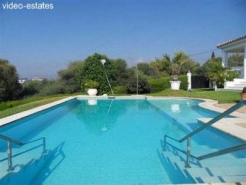 Marbella Wohnungen im Erdgeschoss Villa in Marbella mit Meerblick Haus kaufen