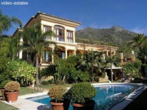 Marbella Wohnungen Villa oberhalb Marbellas Haus kaufen