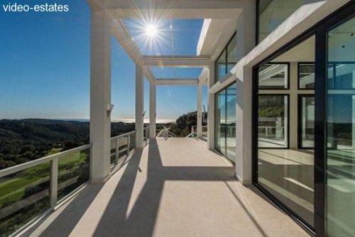 Benahavis Mietwohnungen Moderne Villa mit Meerblick und hervorragender Ausstattung Haus kaufen