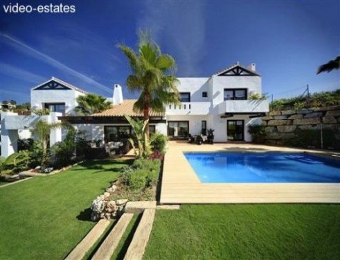 Benahavs Günstige Wohnungen Villa mit Panorama Meerblick Haus kaufen