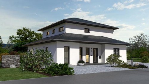 Bückeburg Provisionsfreie Immobilien Wohnen mit Flair im mediterran-klassischen Baustil.KFW 40 Haus kaufen