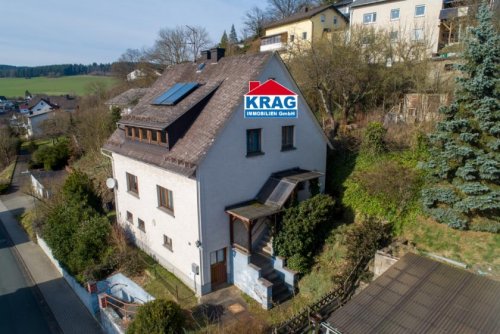 Bischoffen ++ KRAG Immobilien ++ Sonnenverwöhnt am Hang: Garten, Keller, Renovierungsbedarf, schöne Aussicht ++ Haus kaufen