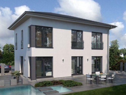 Friedland Häuser Elegantes Wohnhaus - allkauf Stadtvilla mit großzügigem Garten Haus kaufen