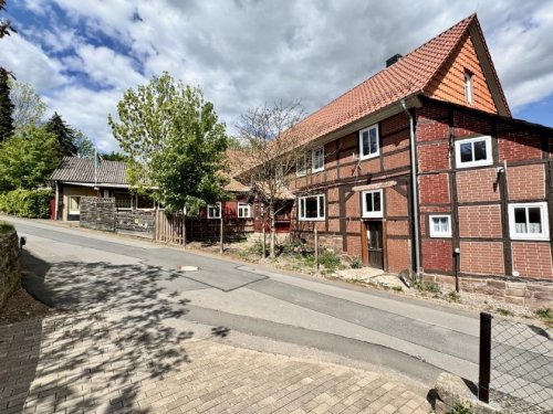 Heyen Immobilien Inserate vielseitiges Fachwerkhaus mit Halle und Fernblick Haus kaufen