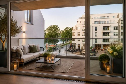 Mülheim an der Ruhr Terrassenwohnung Palais am Stadtkai - 130 m² Wohnluxus mit Ruhrblick und zwei Balkonen Wohnung kaufen