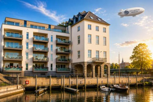Mülheim an der Ruhr Etagenwohnung Wohnen im ehemaligen Stadtbad: Stilvolle 3-Zimmer-Wohnung mit Ruhrblick im Palais am Stadtkai Wohnung kaufen