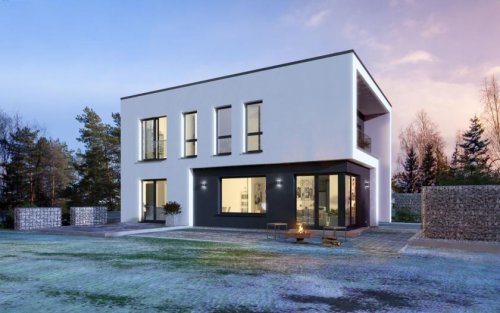 Mettingen Immobilien BAUHAUS-ARCHITEKTUR IN OKAL-DESIGN Haus kaufen