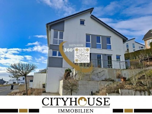 Overath Häuser CITYHOUSE: TOP modernes, großes Energiesparhaus, KFW 55 mit Solaranlage, EBK, Kamin, Garten, Garage Haus kaufen