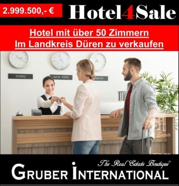 Düren Gewerbe reduziert - Hotel mit über 50 Zimmern im Landkreis Düren zu verkaufen Gewerbe kaufen