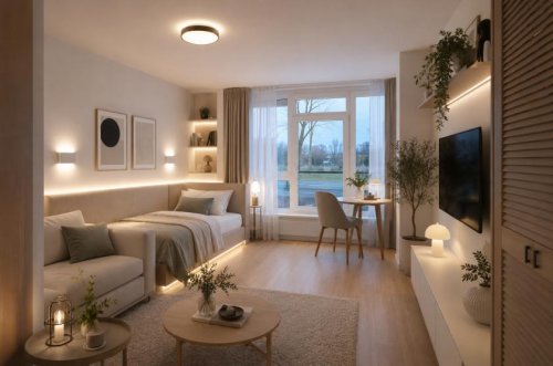 Ober-Olm Wohnungen Neu renoviertes Apartment mit Pantry-Küche, Duschbad, Stellplatz - Bushaltestelle am Haus Wohnung kaufen