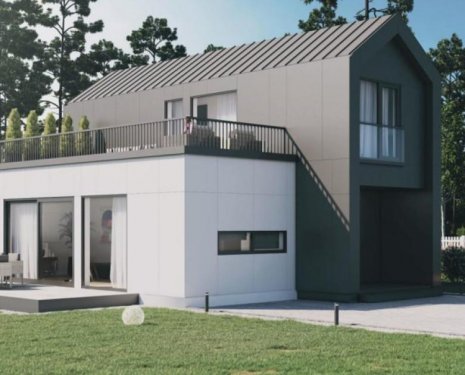 Würrich Immobilie kostenlos inserieren Modular Haus QA120t hier auch wahlweise auf großem Baugrundstück in Hanglage im Ortskern von Würrich für 331.500 € inkl.