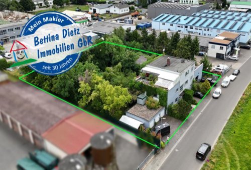 Rodgau Haus DIETZ: Wohn-und Geschäftshaus mit 817,73 qm Gesamtfläche! Genehmigte Bauvoranfrage für weiteren Bau! Haus kaufen