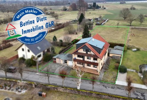 Hasselroth Teure Häuser ***RESERVIERT***DIETZ: XXL 3 Familienhaus mit 3 Garagen - Ruhige Feldrandlage inkl. Wiesengrundstück Haus kaufen