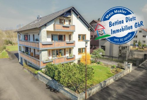 Goldbach (Landkreis Aschaffenburg) Haus DIETZ: 3-Familienhaus mit 3 Balkonen, 2 Garagen, WEG - geteilt - 3-fach-Verglasung - Pelletsheizung Haus kaufen