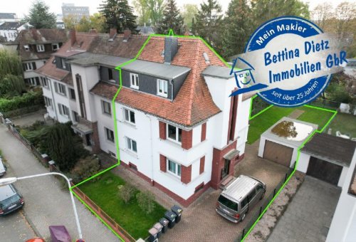 Darmstadt Teure Häuser DIETZ: REDUZIERT Modernisiertes 3-FH mit TOP Energieverbrauchswerten mit Garage tollem Garten! Haus kaufen
