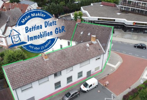 Dieburg Immo DIETZ: Wohn-, Geschäftshaus mit 7,25% Bruttomietrendite - 36180,-€ Jahresnettomiete! Haus kaufen